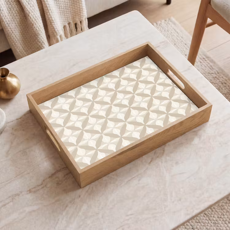 Vassoio - Modello - Classico - Beige — 2