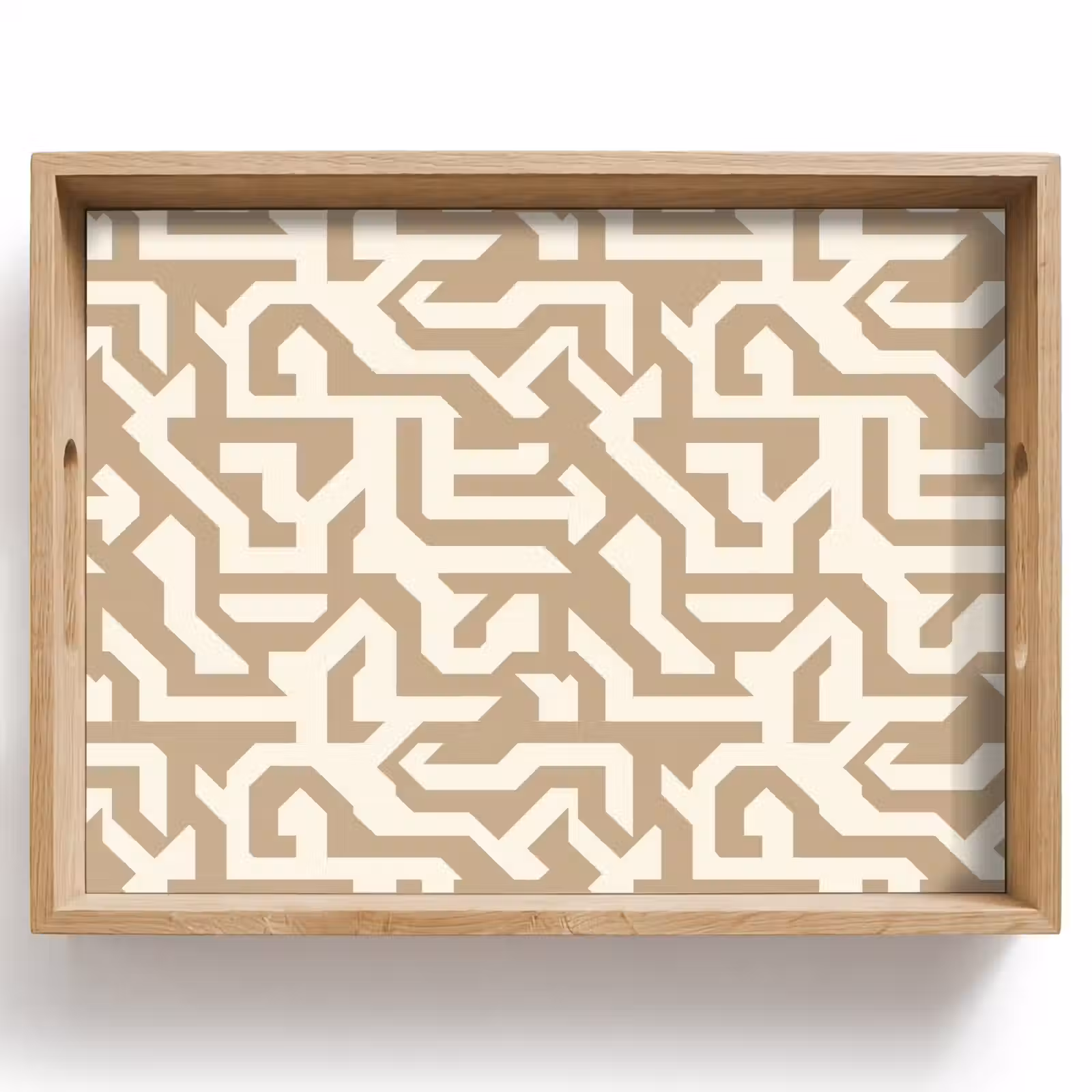 Vassoio - Moderno - Astratto - Beige — 1