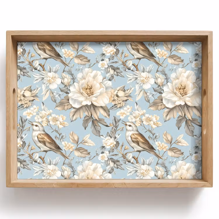Vassoio - Botanico - Songbird - Blu — 1