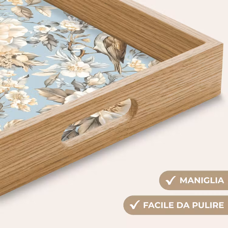 Vassoio - Botanico - Songbird - Blu — 8