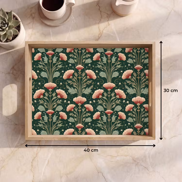 Vassoio - Motivo - Botanico - Colorato — 7