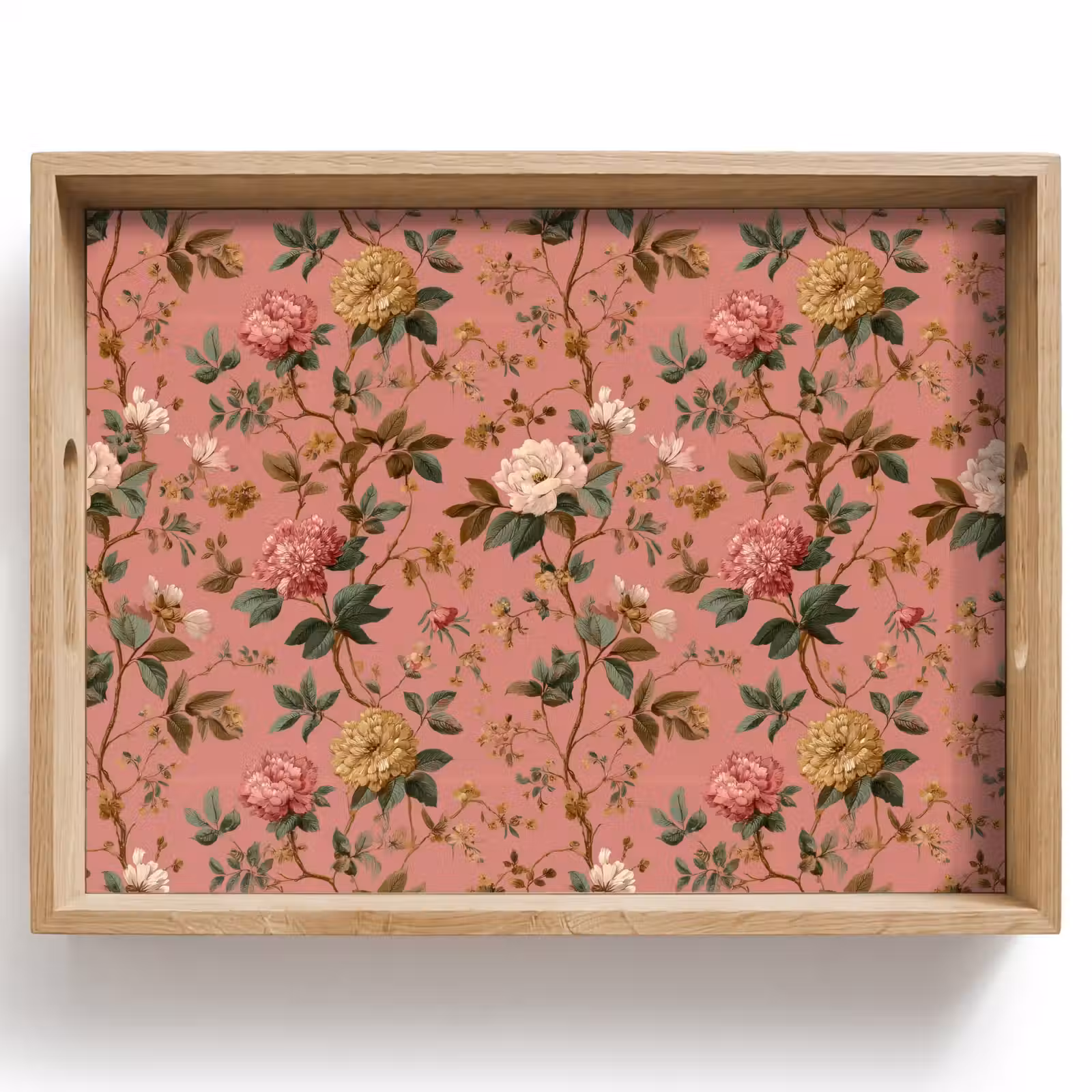 Vassoio - Classico - Botanico - Rosa — 1