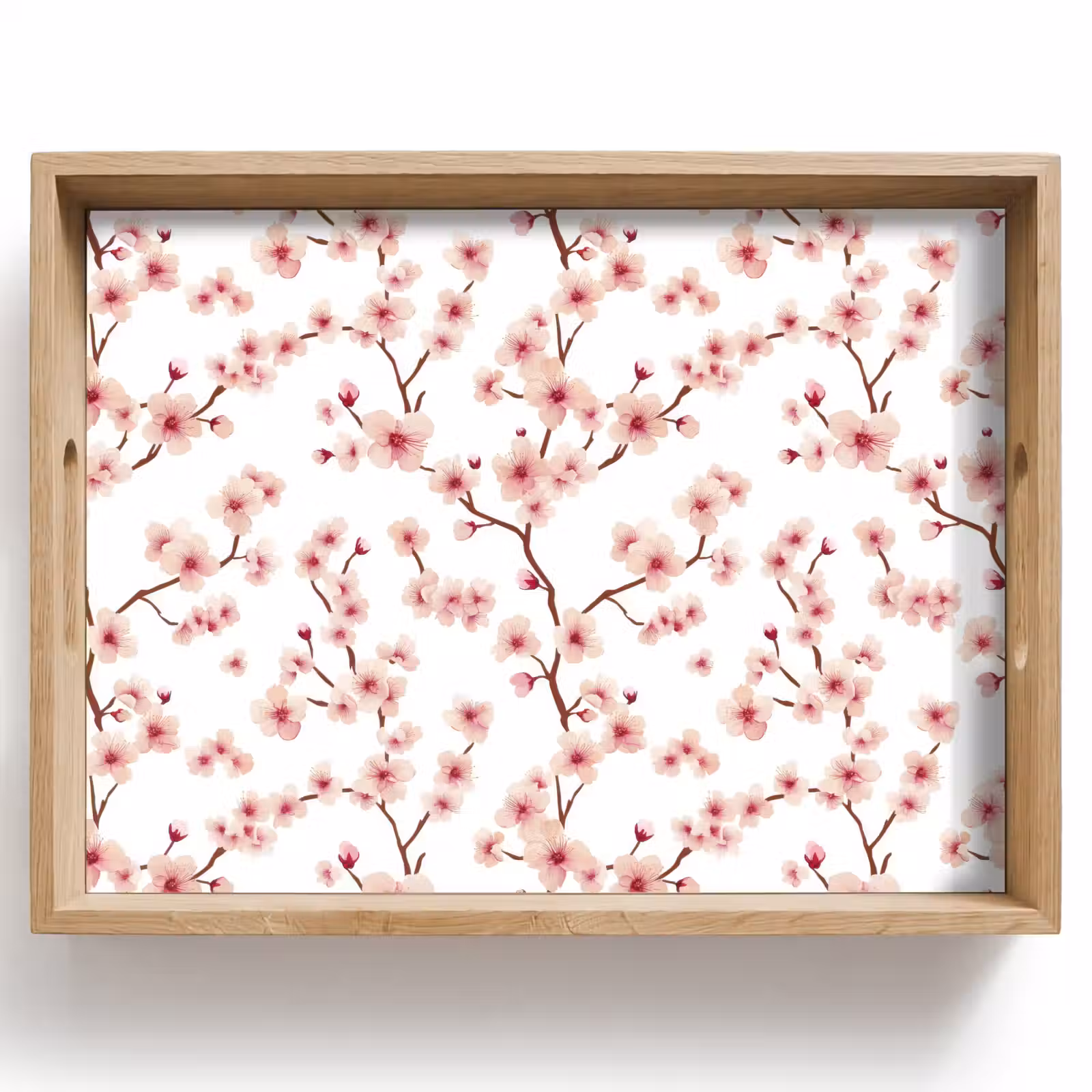 Vassoio - Fiori di ciliegio - Rami - Rosa — 1
