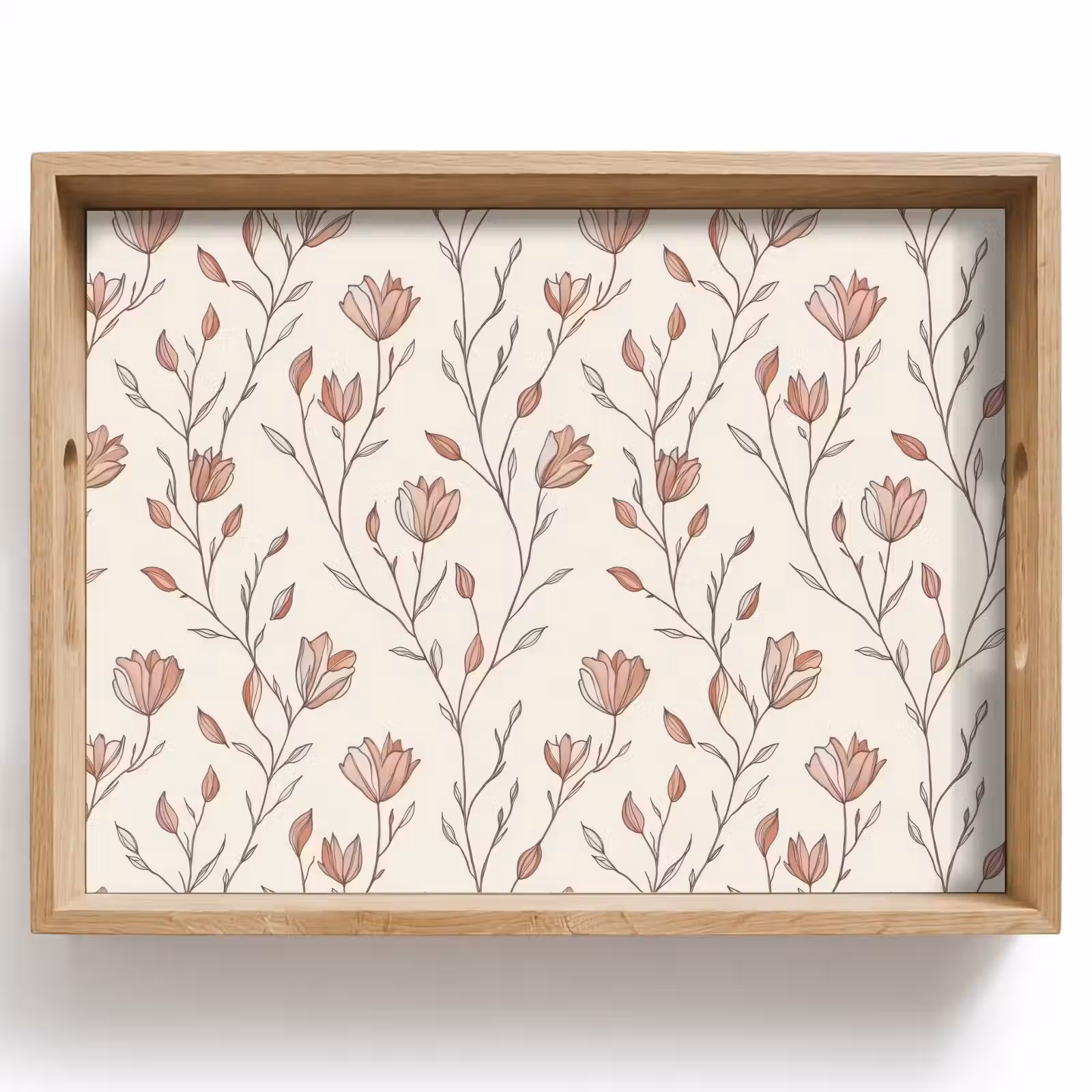 Vassoio - Modello - Classico - Rosa — 1