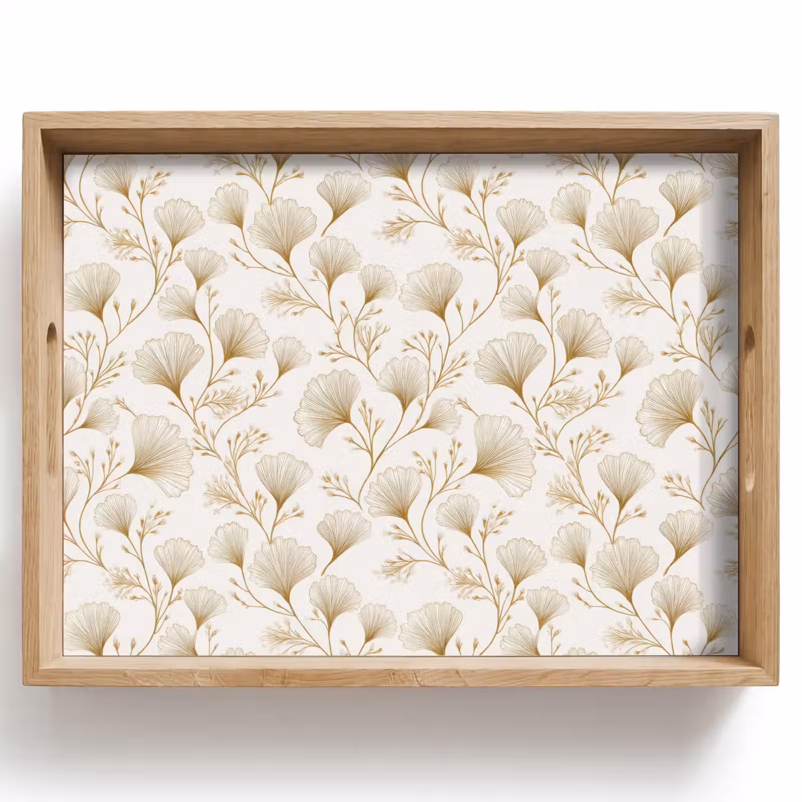 Vassoio - Ginkgo - Rami - Oro — 1
