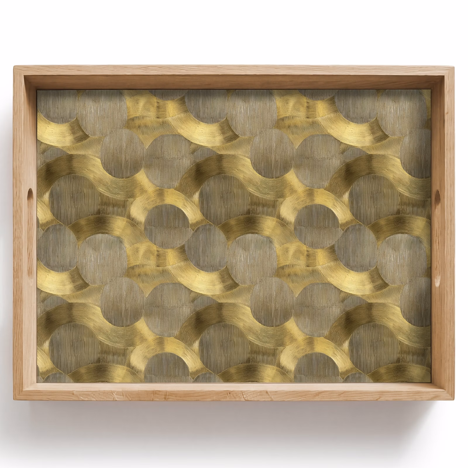 Vassoio - Moderno - Geometrico - Oro — 1