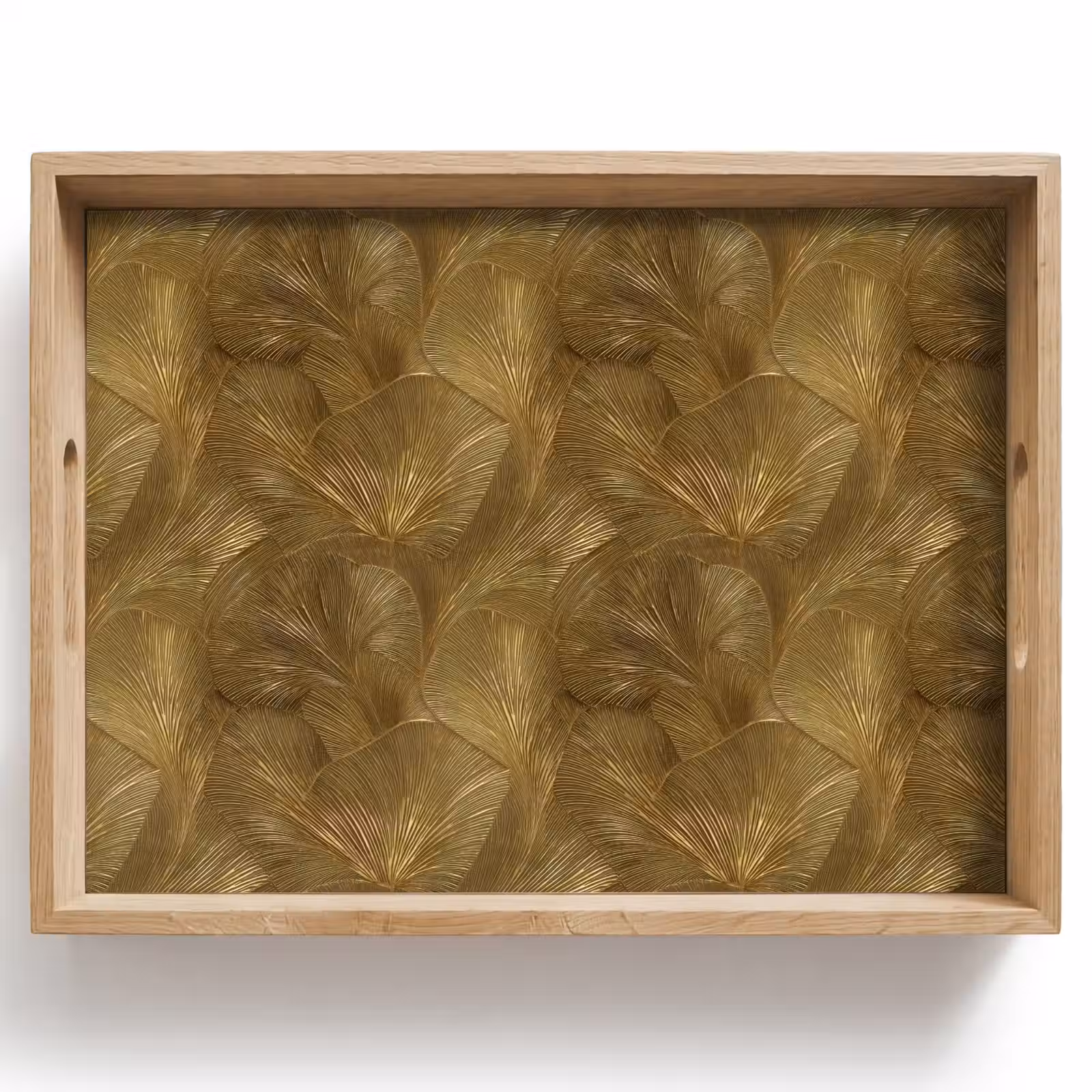 Vassoio - Organico - Linee - Oro — 1