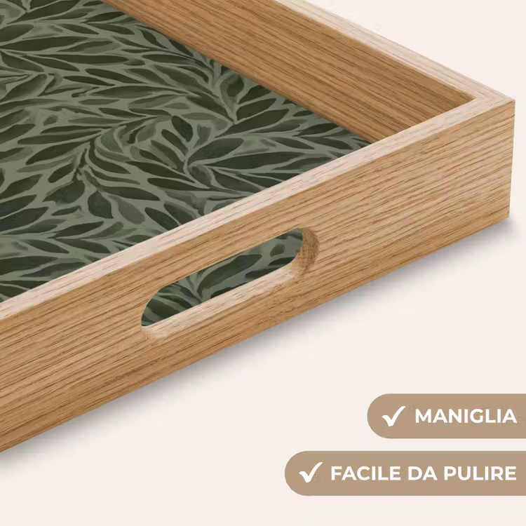 Vassoio - Foglie - Biologico - Verde — 8