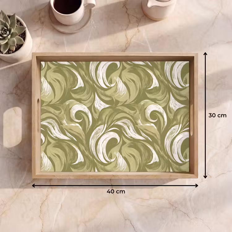 Vassoio - Astratto - Texture - Verde — 7