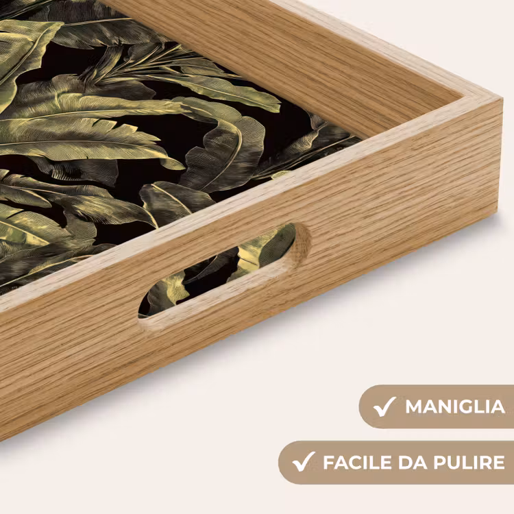 Vassoio - Botanico - Foglie - Verde — 8