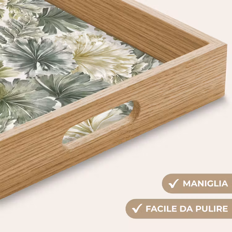 Vassoio - Foglie - Botanico - Verde — 8