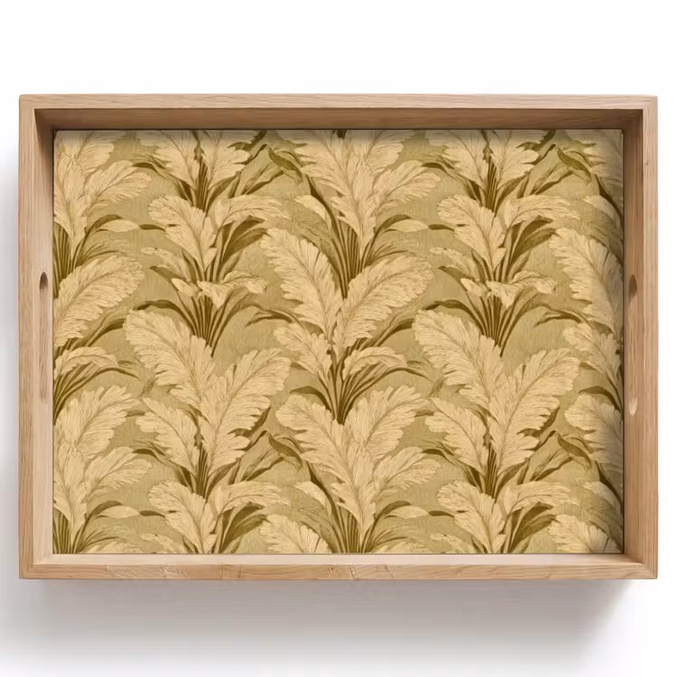 Vassoio - Foglie di palma - Classico - Verde — 1