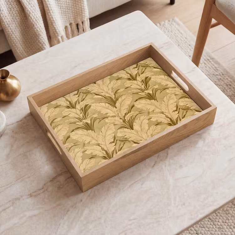 Vassoio - Foglie di palma - Classico - Verde — 2