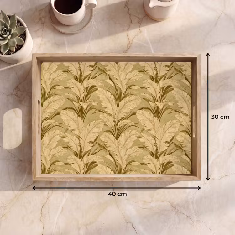 Vassoio - Foglie di palma - Classico - Verde — 7