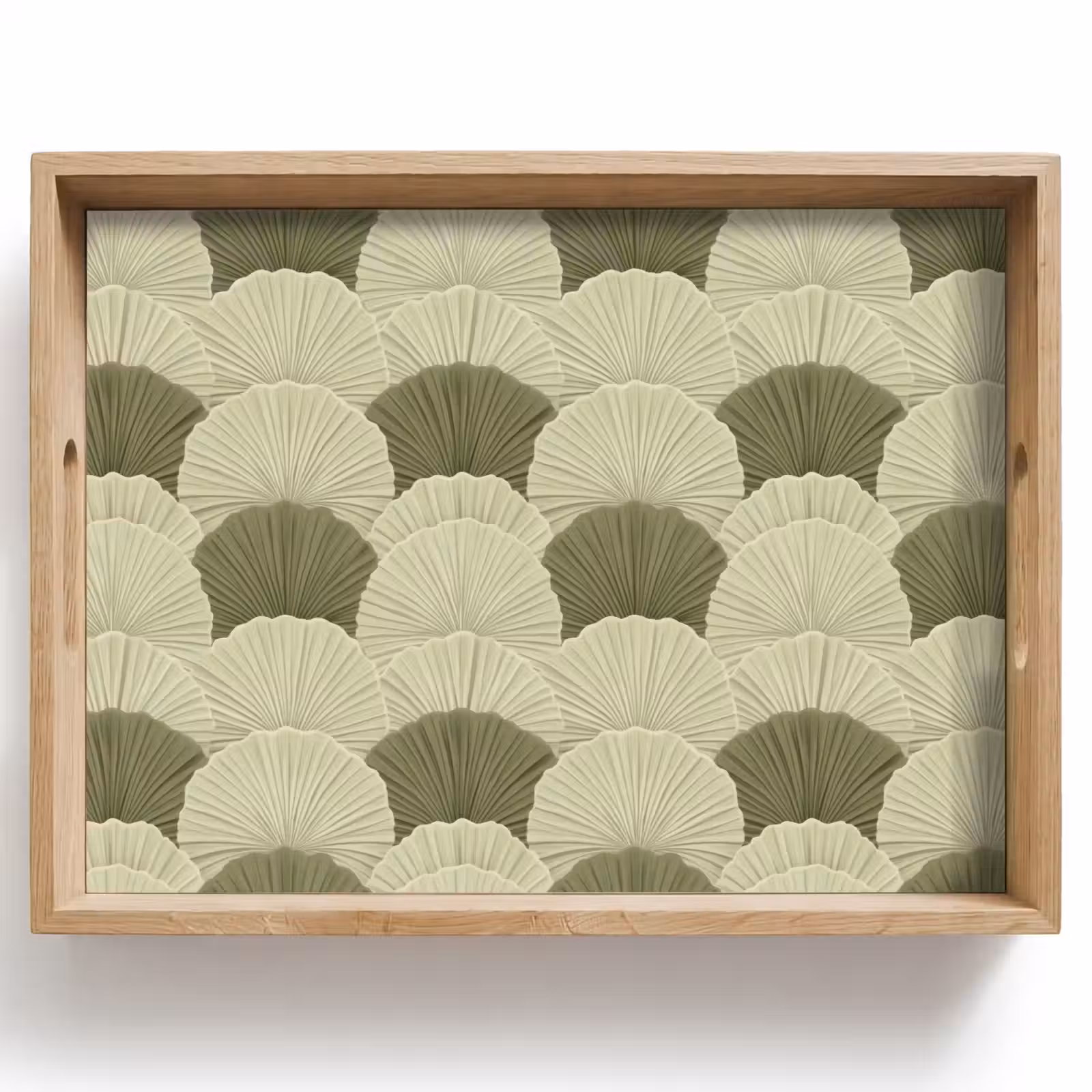 Vassoio - Foglie - Texture - Verde — 1