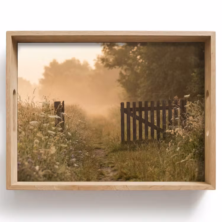 Vassoio - Recinto - Natura - Nebbia - Campo — 1