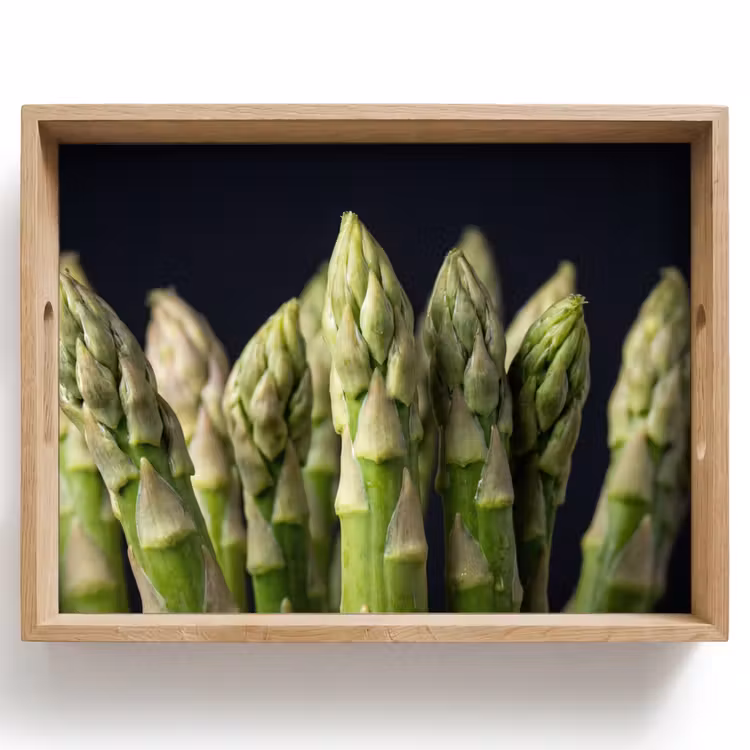 Vassoio - Asparagi - Verde - Nero — 1