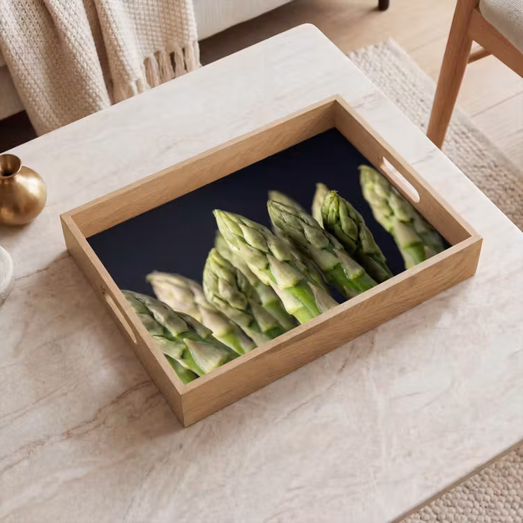 Vassoio - Asparagi - Verde - Nero — 2