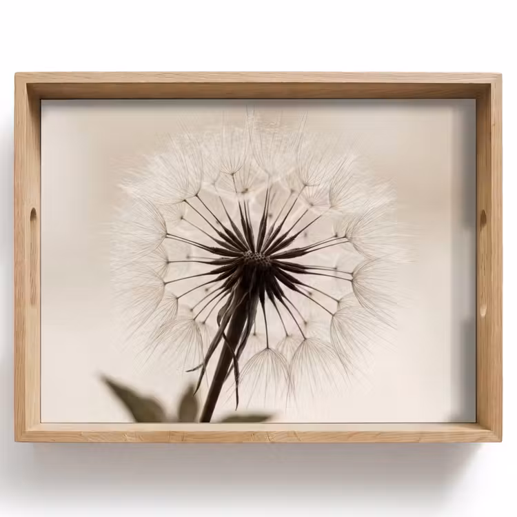 Vassoio - Dandelion - Minimalista - Bianco — 1