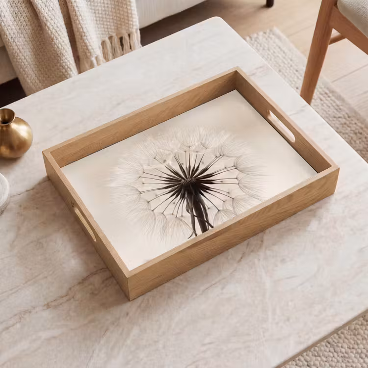 Vassoio - Dandelion - Minimalista - Bianco — 2