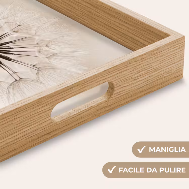 Vassoio - Dandelion - Minimalista - Bianco — 8