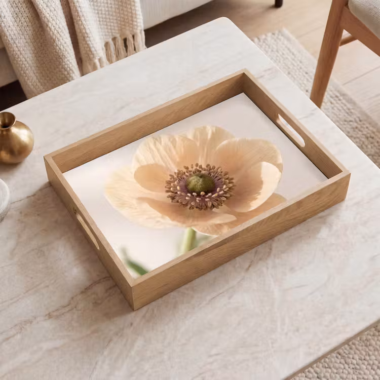 Vassoio - Fiore - Minimalista - Verde — 2