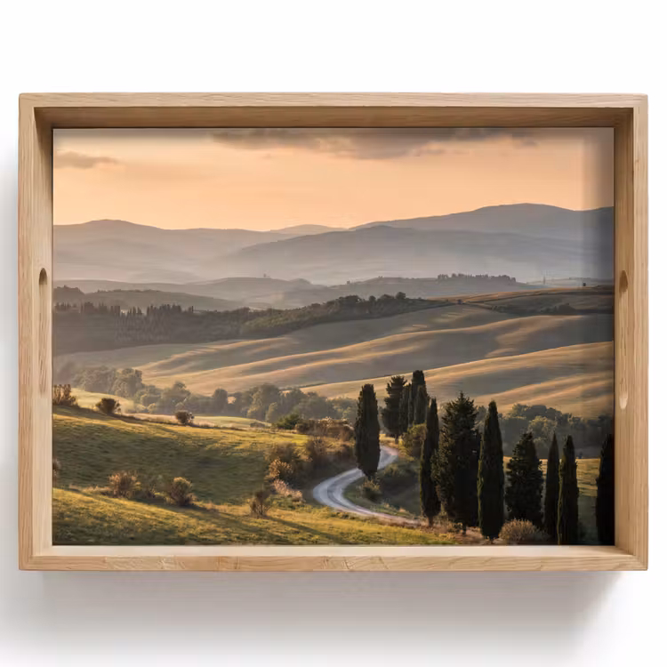 Vassoio - Toscana - Paesaggio - Colline — 1
