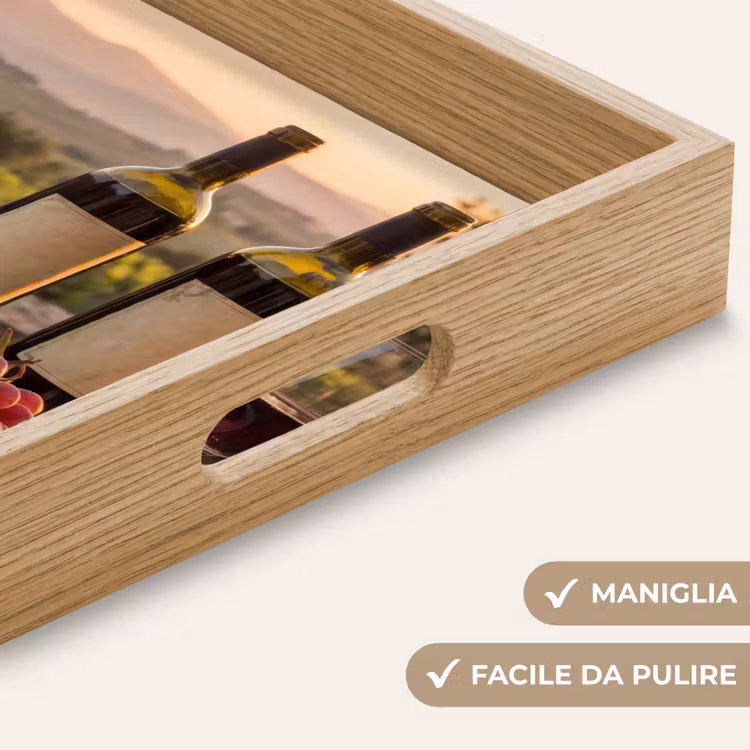 Vassoio - Vino - Bicchieri - Uva - Vigneto — 8