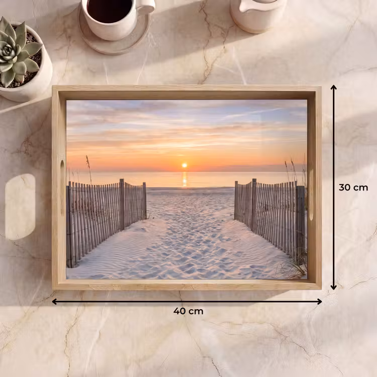 Vassoio - Tramonto - Spiaggia - Sabbia — 7