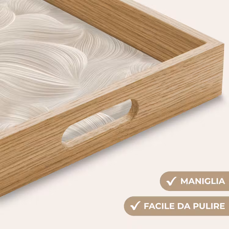 Vassoio - Linee - Ventilatore - Beige — 8