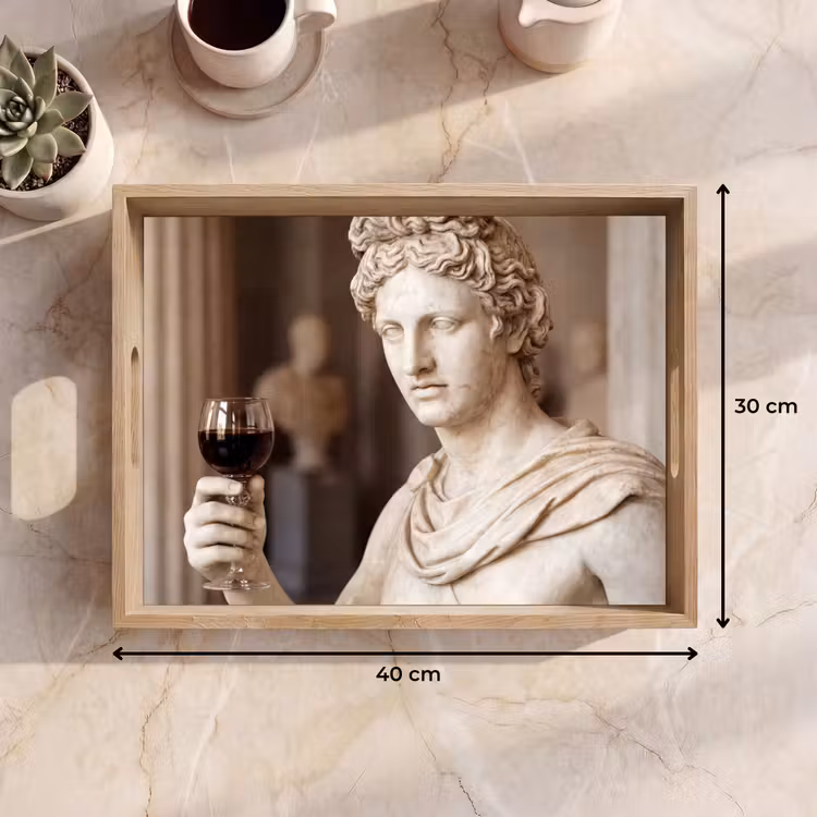 Vassoio - Classico - Marmo - Vino — 7
