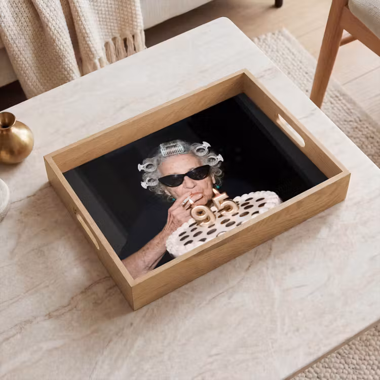 Vassoio - Compleanno - Spilla riccia - Nonna — 2