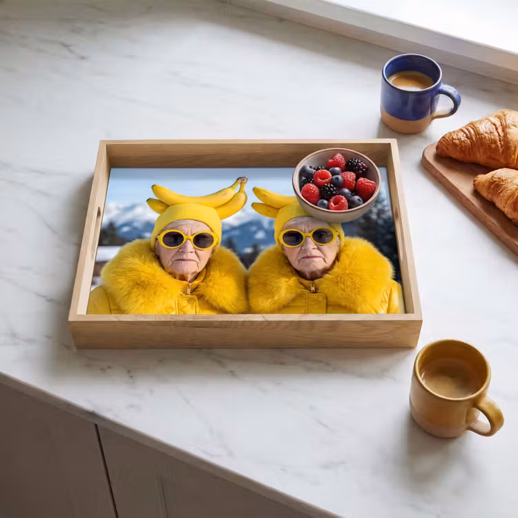 Vassoio - Donne - Banane - Giallo — 3