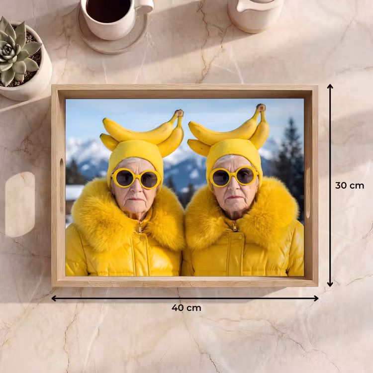 Vassoio - Donne - Banane - Giallo — 7