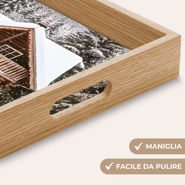 Vassoio - Home - Foresta - Inverno - Natura - Neve — 8