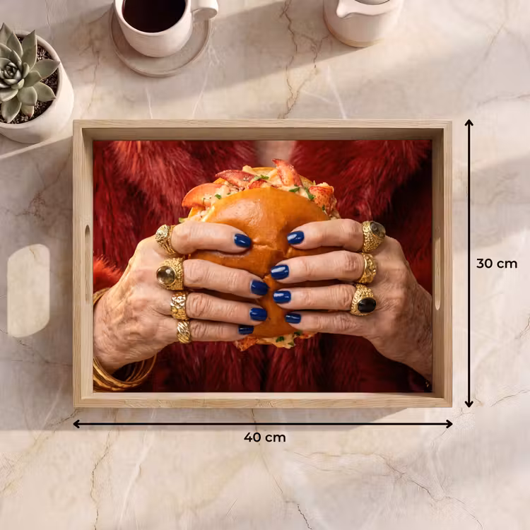 Vassoio - Roll - Pelliccia - Oro — 7
