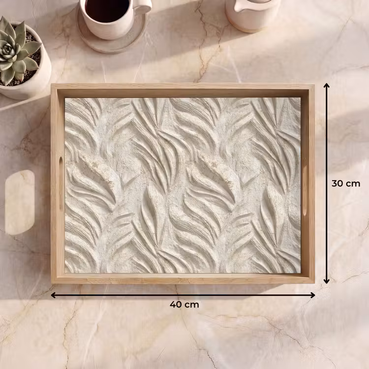 Vassoio - Struttura - Rilievo - Beige — 7