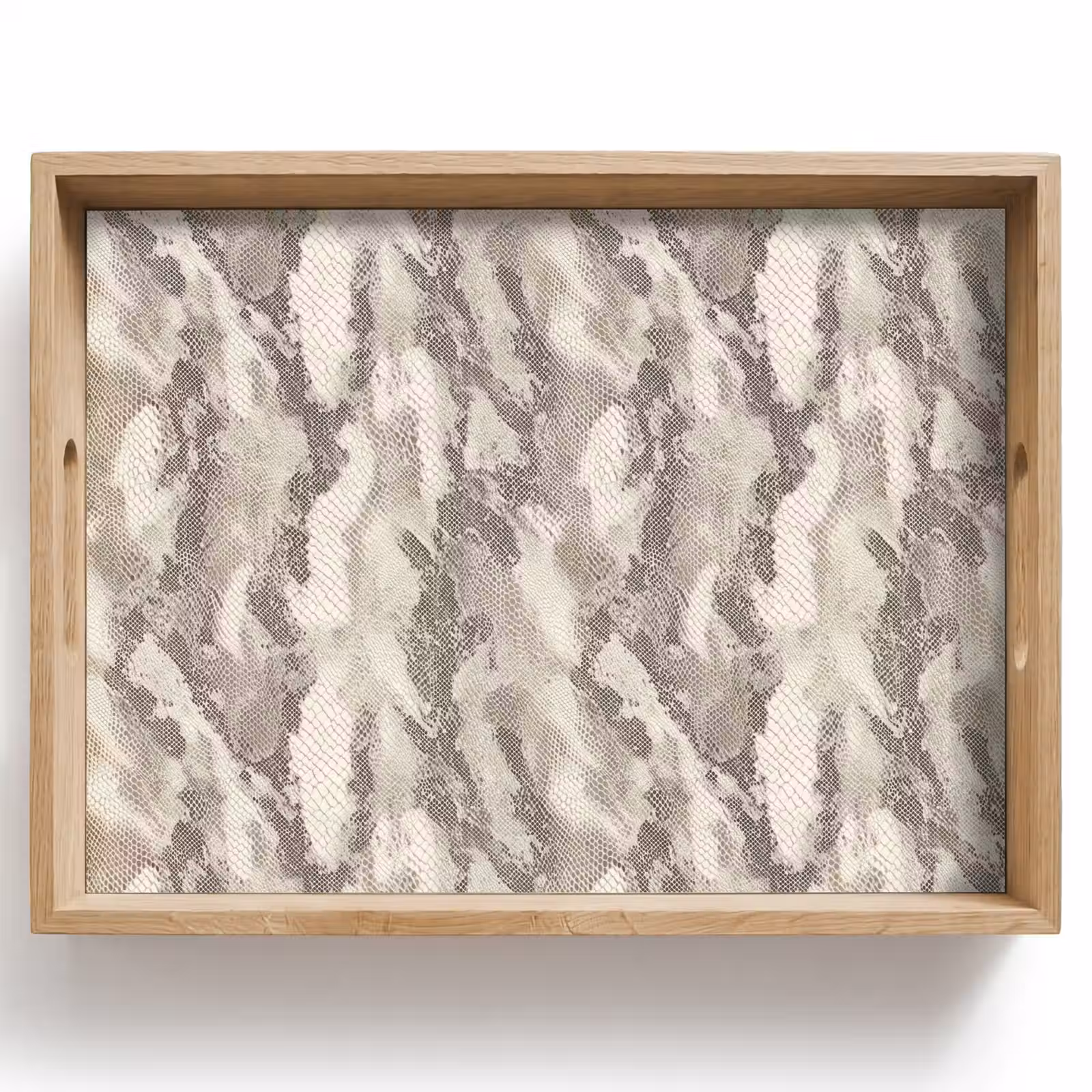 Vassoio - Serpente - Modello - Taupe — 1