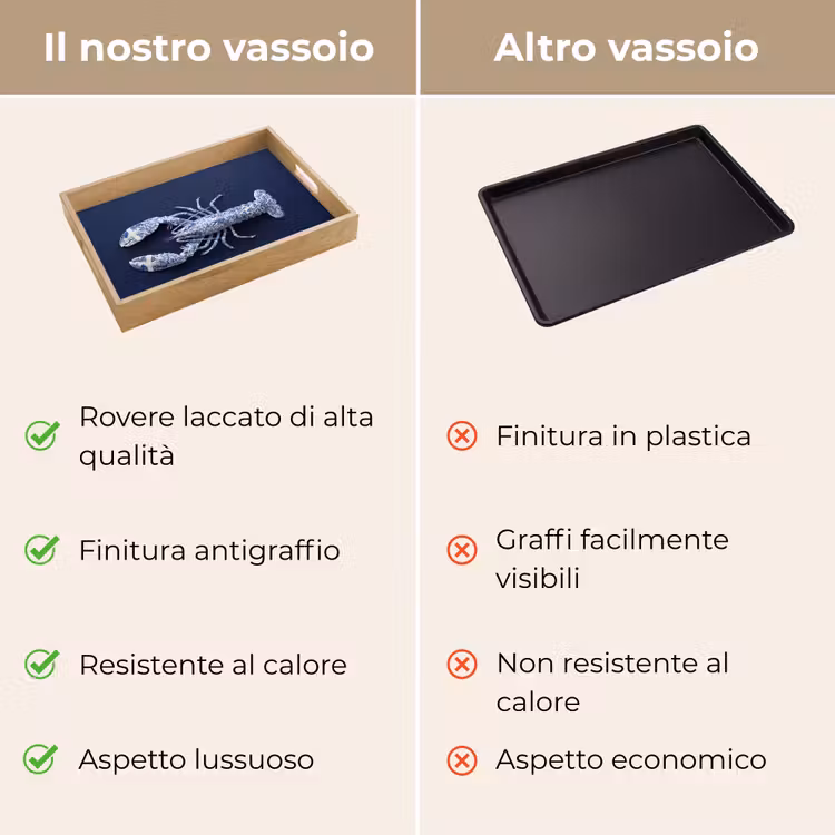 Vassoio - Aragosta - Porcellana - Blu Delft — 9