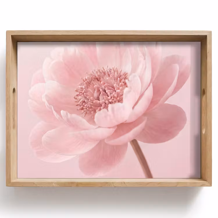 Vassoio - Fiore - Peonia - Rosa — 1