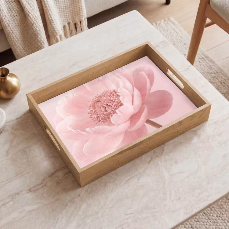 Vassoio - Fiore - Peonia - Rosa — 2