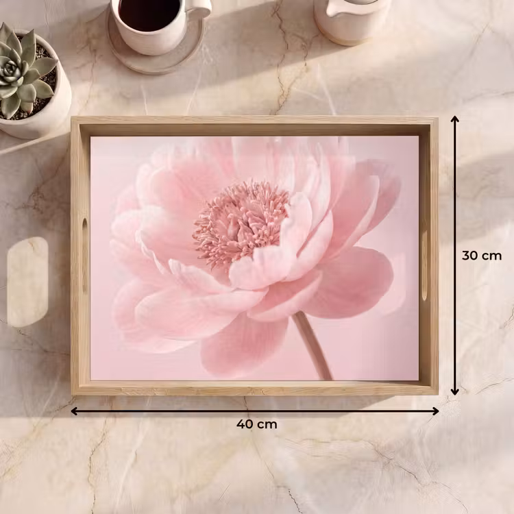 Vassoio - Fiore - Peonia - Rosa — 7
