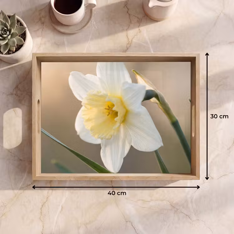Vassoio - Giunchiglia - Fiore - Minimalista — 7