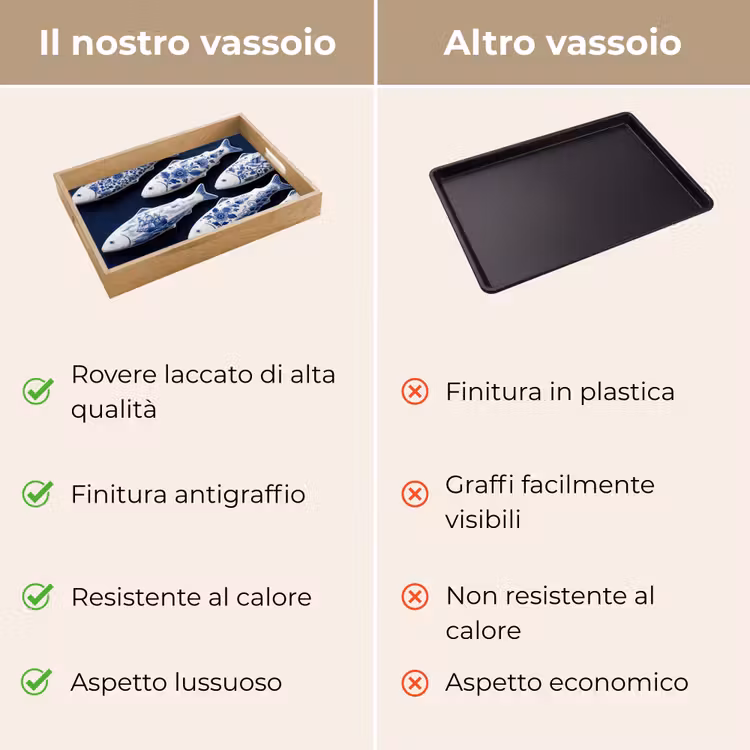 Vassoio - Pesce - Delftware - Ceramica — 9