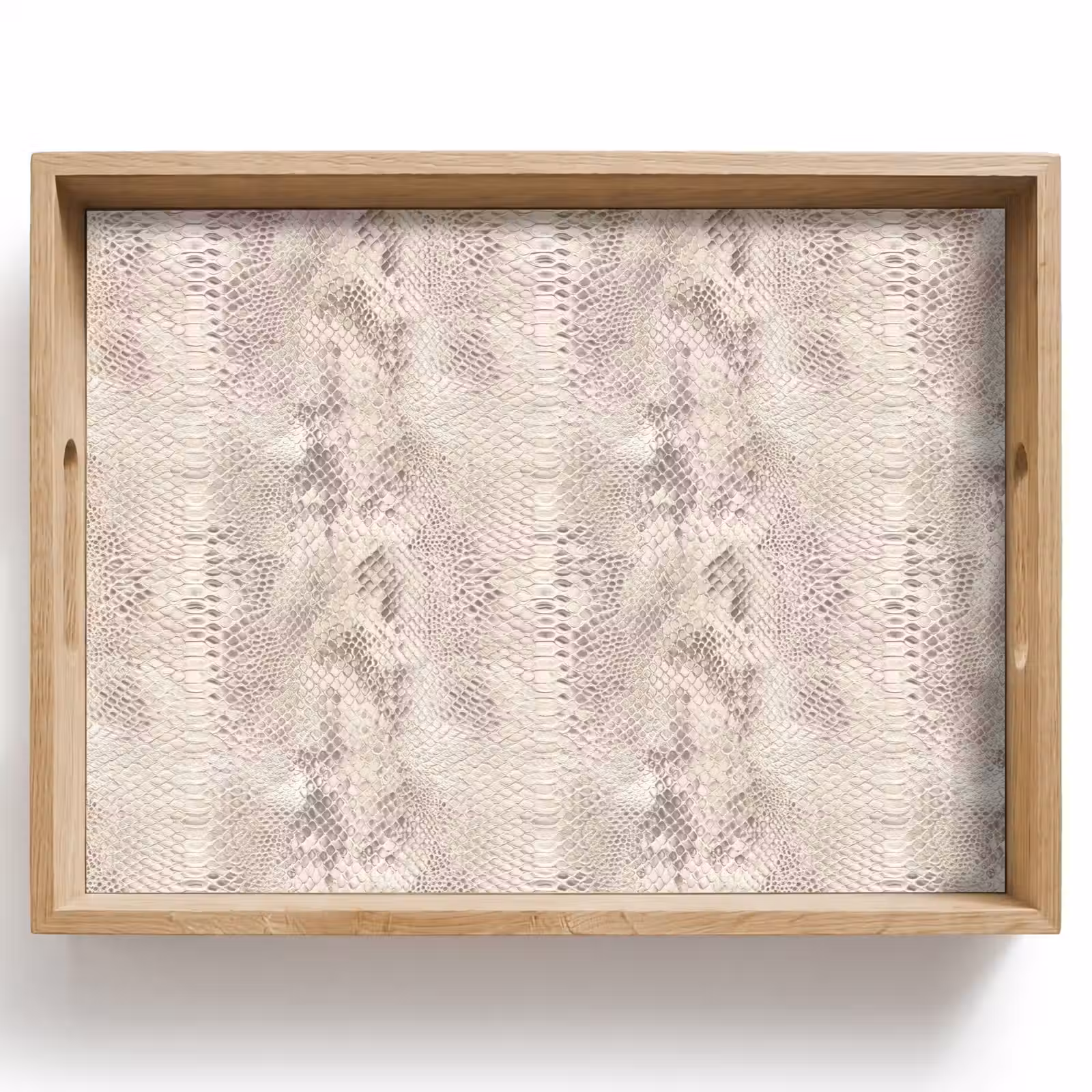 Vassoio - Serpente - Motivo - Beige — 1