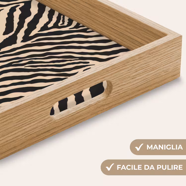 Vassoio - Zebra - Classico - Nero — 8