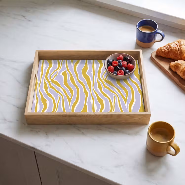 Vassoio - Zebra - Moderno - Multicolore — 3