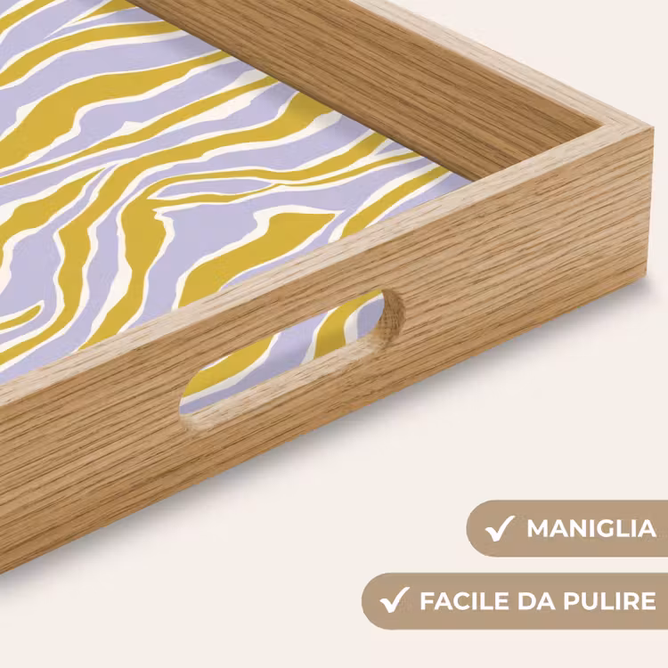 Vassoio - Zebra - Moderno - Multicolore — 8