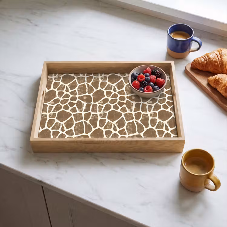 Vassoio - Giraffa - Classico - Marrone — 3
