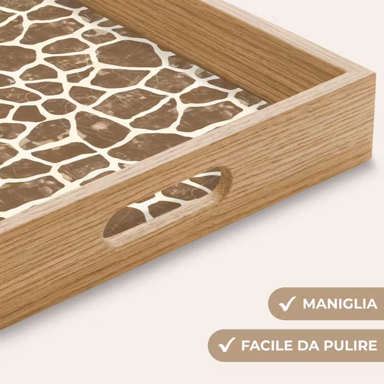 Vassoio - Giraffa - Classico - Marrone — 8